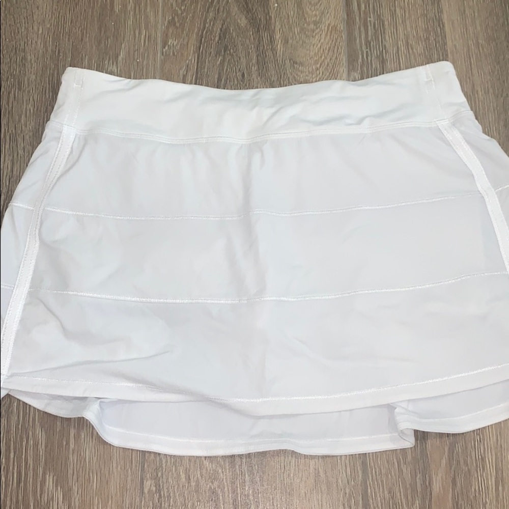 White Lululemon tennis skirt